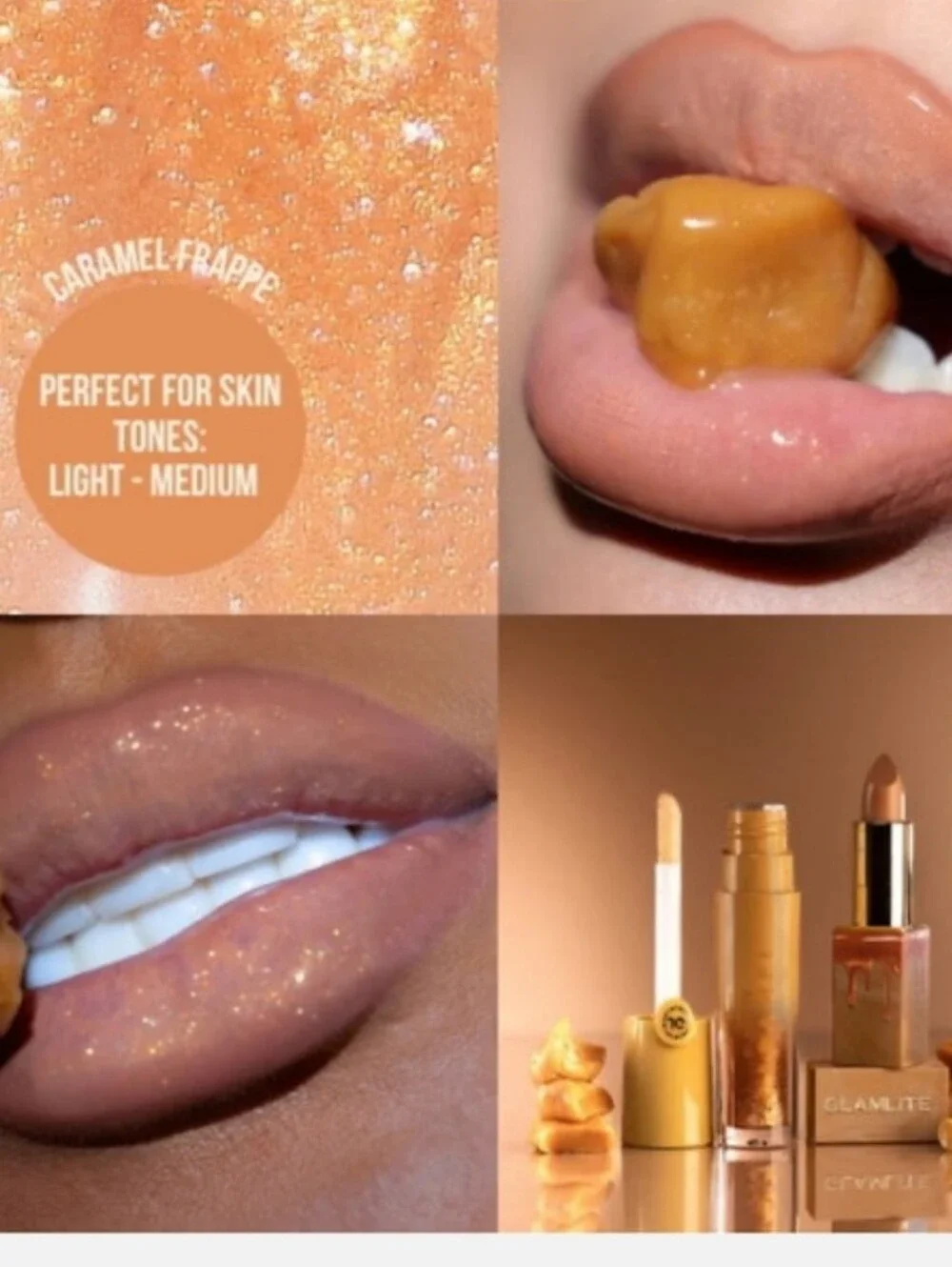 Glamlite Caramel Frappe Lip Kit